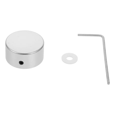 Phenofice Durable Plated Silver Guitar Control Knob for Effects Pedal Footswitch and Instrument Accessories