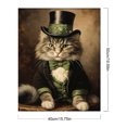 thumbnail image 2 of Kit de peinture par numéros sur toile, bricolage d'art à l'huile, Kit de chat mignon, décoration murale de maison, 40x50cm, 2 of 9