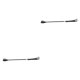 thumbnail image 2 of Advancent Látigo de cuero de 54 cm para caballos, látigo para carreras de caballos ecuestres, fusta No.1 2piezas Advancent CBP589620, 2 of 5