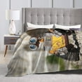 thumbnail image 4 of Wall-E Blanket, Super Soft Throw Blanket For Couch Sofa Bed, Cozy Lightweight Warm Flannel Blanket, 40"X30", 4 of 9