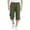 Army Green, variant on Boys Girls Cotton Linen Capri Pants Elastic Waist Wide Legs Capris with Pockets Loose Workout Copped Pants