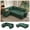 Green, variant on 100" U-Shaped Sleeper Sofa with Pull-Out Bed, USB Charging Ports, Cup Holder, Flip-Top Table, Storage Chaise, Corduroy Sectional Couch for Living Room, Apartment & Guest Room