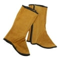 thumbnail image 2 of Protectores de zapatos de soldadura de cuero Artificial, herramienta de trabajo para soldador Amarillo Zulema Protector de pierna de soldador, 2 of 8