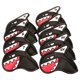 thumbnail image 2 of Eigraketly 9 piezas de cuero PU hierro Golf Club cubierta conductor lindo Animal forma cabeza cubre manga deportes al aire libre Protector Accesorios Golf Negro Eigraketly OD019616-01, 2 of 6