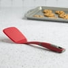 Tasty Nylon Heat Resistant Solid Turner Spatula, 3.75" Width, Red