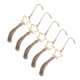 thumbnail image 1 of Adorno Colgante Con Borla De Estrella, Cuentas De Madera De Colocación Versátil Y Moderna, Borla De Cuerda De Yute, 5 Piezas Para Dormitorio, 1 of 7