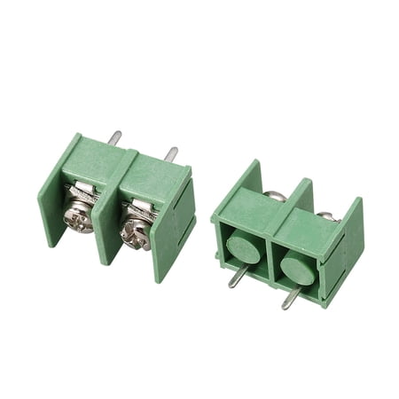 Unique Bargains 20 Pieces 8.5mm Pitch 300V 20A PCB Mount Type Terminal Block Green price history on PriceWatchPro