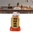 thumbnail image 1 of Gato que Agita con Energía Solar Adorno de Estatua de Gato de la Fortuna Decoración de Gato de la Suerte Gato Feliz con Panel Solar Lindo Encanto de ANGGREK  Otros, 1 of 8