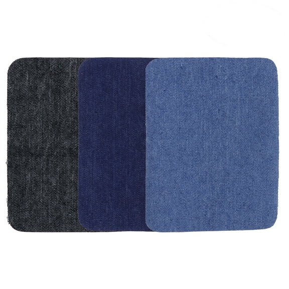 Howish patches for pants 15 Denim Patches for Clothing Repair - Cotton Jeans Repair (5 x 12.5x9.8cm)(4.96"X3.9"X0.04")