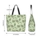 thumbnail image 5 of Balery Green Snake Bolsa Tote Estilo Estético con Cremalleras, Bolsa de Hombro, Bolsa de Compras Grande y Plegable, 5 of 8