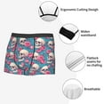 thumbnail image 3 of Yiaed happy Skull rose Print Men's Soft Cotton Boxer Shorts Breathable Boxers Underwear Moisture-Wicking Underwear Stretch Boxer Briefs for Man-XX-Large, 3 of 5