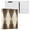 Brown, variant on Hard Shell Ring Binder With Clip Holds 200 Sheets Office Home Organization Crocodile-skin