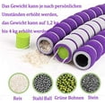 thumbnail image 3 of Hula Fitness Hoop for Adults, Stable Stainless Steel Core Hoola Hoop for Weight Loss and Massage, 6 Segments Detachable Hula Hoop for Weight Loss / Belly Shaping, Purple/Gray, 3 of 7