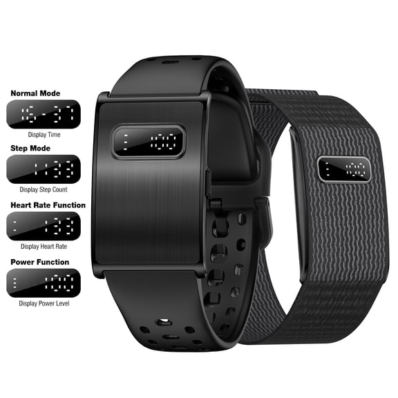MJSHUN Fitness Tracker Wristband, Smart Bracelet for Men Women, 24/7 Health Monitoring & Sleep Tracker with Stress, SpO2, HbA1c, GPS running tracking,40 Days Battery,170 Sports Modes,Sub-Free 2 Bands