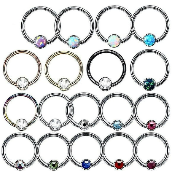 Titanium Opal Ear Septum