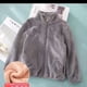 thumbnail image 2 of Abrigo para hombre y mujer, cálido abrigo de otoño invierno para niña, abrigo exterior de polar de doble cara grueso para niños, 2 of 5