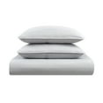 thumbnail image 6 of Host & Home Microfiber Quilt Set, Cozy Brushed Microfiber with 120GSM Poly Fill, 2 Shams, Full/Queen, Light Grey, 6 of 8