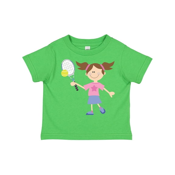 Inktastic Tennis Girl Girls Toddler T-Shirt