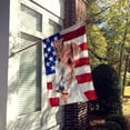 thumbnail image 2 of Carolines Treasures SC9628CHF Wire Fox Terrier with American Flag USA Flag Canvas House Size  Large multicolor, 2 of 4