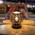 thumbnail image 1 of Table Lamp Creative Star Projection Desk Lamp,Dimmable LED Night Light,Spherical Lampshade,3 Color Temperatures,USB Charging Port,for Bedroom Study Kids Room Holiday Gifts, 1 of 9