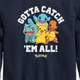thumbnail image 3 of Pokémon - Gotta Catch Em All Starters - Youth Crewneck Fleece Sweatshirt, 3 of 5