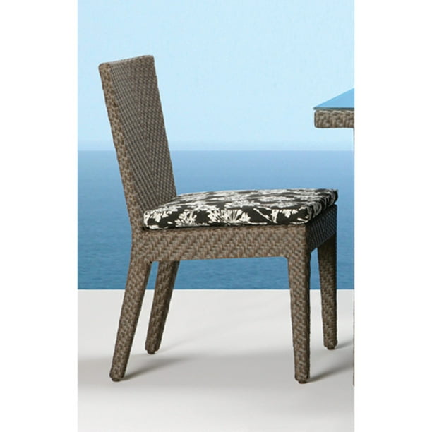 Hospitality Rattan Soho Patio Dining Side Chair Rehau Fiber Java Brown Com Hospitality Rattan Soho Patio Dining, Hospitality Rattan Outdoor Furniture