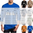 thumbnail image 2 of ThriftyPlait Halloween T-Shirt for Men Plus Size Long Sleeve Tops Trendy Crewneck Funny Print Shirts Holiday Graphic Tee for Daily, 2 of 4