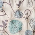 thumbnail image 4 of Teeton White and Blue Floral Fabric Club Accent Chair, 4 of 6