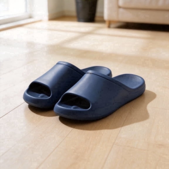 STCYLZFU Men Women Slippers, Non Slip EVA Indoor Outdoor Bathroom House Slide Sandals, Lightweight One Piece Casual Shoes