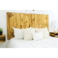 thumbnail image 2 of Barn Walls Golden Brown Headboard Stain, Rustic Design, Solid Wood Headboard, Floating Panels, Wall Mount, Adjustable Height, Easy Assembly, California King Size, 2 of 10