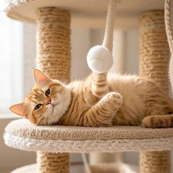 Sisal Rope for Cat Scratcher, Cat Tree Rope Twine for Repairing Cat Scratching Post Replacement, DIY Hemp Rope for Carpet Mat Kicker House, Pet Toy, and Crafts Gardening Home Decorating