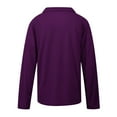 thumbnail image 5 of Women's Sweatshirts Womens Long Sleeve Blouses Dressy Casual Summer Long Sleeve Blouse Turn-down Neck Tops T-Shirt, 5 of 5