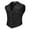 Black Filigree, variant on Men's Victorian Christmas Vest Collarless Paisley Steampunk Waistcoat Single Breasted V-Neck Suit Vests