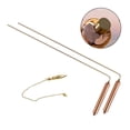 thumbnail image 1 of 2Pcs Copper Divining Rod Metal Detector + Pendant for Treasure Hunting Tools, 1 of 6