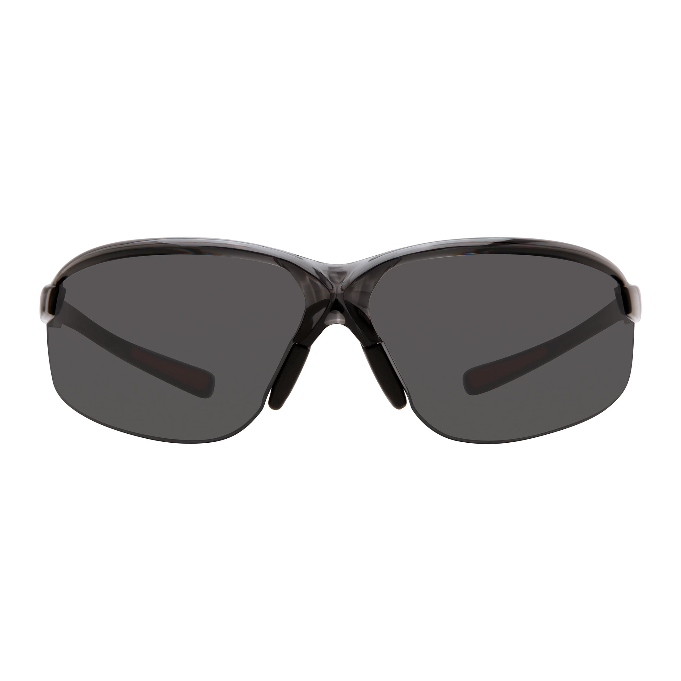 M+ Safety Glasses, Plastic, MS3805691COLPK 2-Packs, Black Lenses with Orange tip, 2 Units