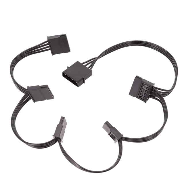 Cable de alimentación divisor Cable de fuente de alimentación HDD convertidor Cable de extensión estable Macarena cable de alimentación sata