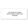 thumbnail image 2 of DII Everday, Easy to Clean Indoor/Outdoor Woven Vinyl 14x72" Double Border Table Runner, Black, 2 of 8