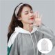 thumbnail image 1 of Sudadera con capucha perfecl para mujer cuello falso desmontable, 1 of 8