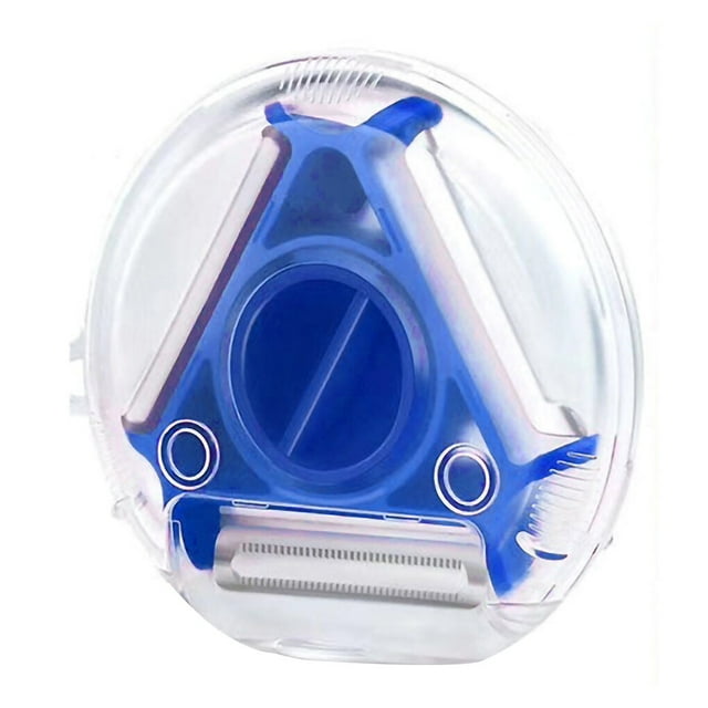 sanitation 3-in-1 Fruit Set Slicer Stainless Steel Shredder Julienne Cutter Multi Peel Blade Grater Kitchen Tool Blue 1Set