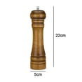 thumbnail image 2 of Molinillo de sal y pimienta de madera maciza Molinillo de pimienta, 2 of 5