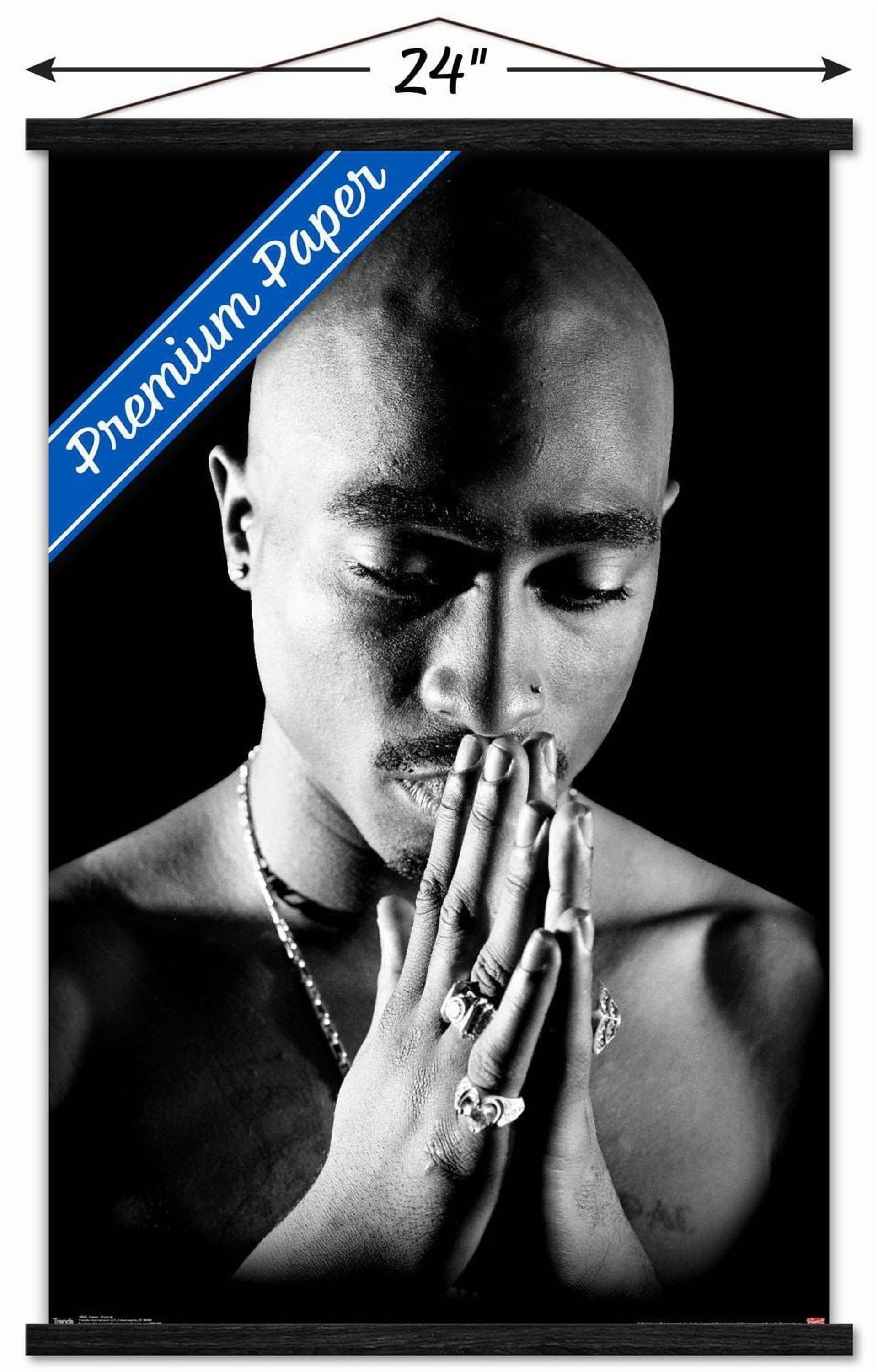 Tupac - Praying Wall Poster, 14.725" x 22.375"