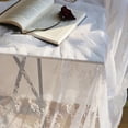 thumbnail image 4 of Conception de Dentelle de Tissu de Table Brodé Polyester Vintage Romance Décor de Table Creuse pour un Usage Quotidien, 4 of 8