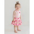 thumbnail image 6 of RUINIXCW Toddler Baby Girl 100 Days Back to School Outfit Kids Summer Kindergarten Outfits Girls First Day of School Outfit Apple Embroidery Lapel Tank Tops and Pleated Skirt Set, 6 of 9