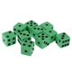 thumbnail image 2 of 10 Piezas de Dados de 18 Mm para Suministros de Casino para Fiestas de Juegos de DND , , 18 mm Verde, 2 of 9
