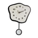 thumbnail image 4 of Reloj de pared de madera con adorno, silencioso, fácil de leer, ligero, con números arábigos grandes. Balanceo, 4 of 9