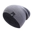 thumbnail image 5 of Highly Stretchable Outdoor Pullover Hat Solid Color Fashion Adk Autumn Winter Head Warm Knitted Hat, 5 of 8