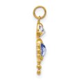thumbnail image 2 of Collier Pendentif Pierre de Naissance Garçon en Or Jaune 10k September, 2 of 7