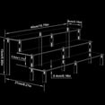 thumbnail image 2 of AZEAM 15 3/4 Inch Acrylic Riser Display Shelf,3 Tier Display Riser for Figures Display Stand Large Risers for Display Cupcake Perfume Organizer Cologne Makeup Collection Countertop Desktop Tabletop, 2 of 7