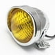 thumbnail image 1 of Reemplazo de Motocicleta Cabeza Bombilla de Clásico para Bobber Chopper soft tail - Cromo + DYNWAVEMX faro de motocicleta, 1 of 8