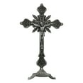 thumbnail image 4 of Whoamigo Metal Vintage Cross Figurine, Jesus Crucified Christian Catholic Art Statue, 4 of 12